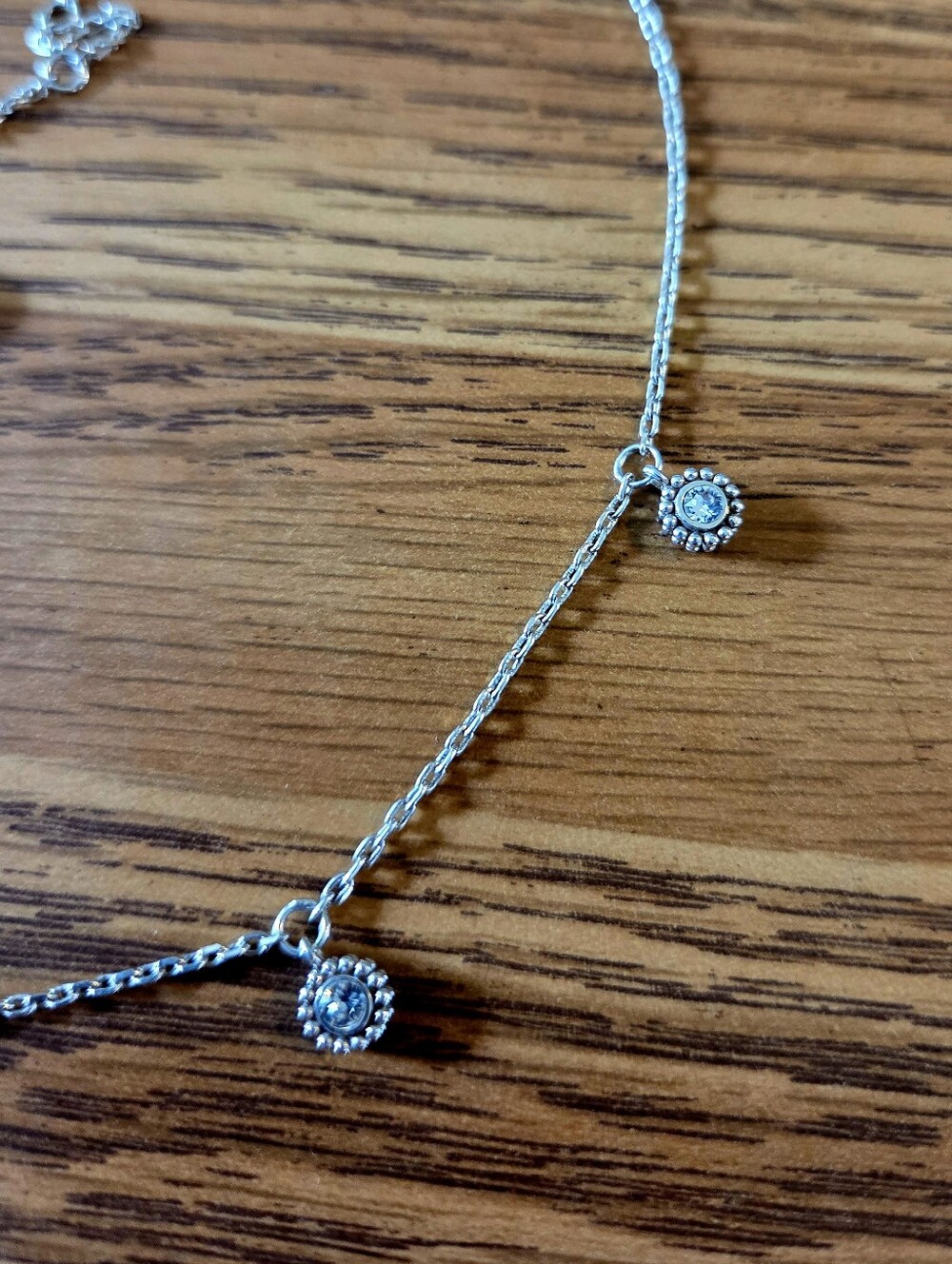💐BRIGHTON "Twinkle Petite" Station Necklace SWEET AND SPARKLY - Picture 2 of 10